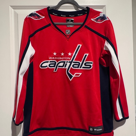 Fanatics Red and Blue Washington Capitals Jersey - Picture 1 of 1